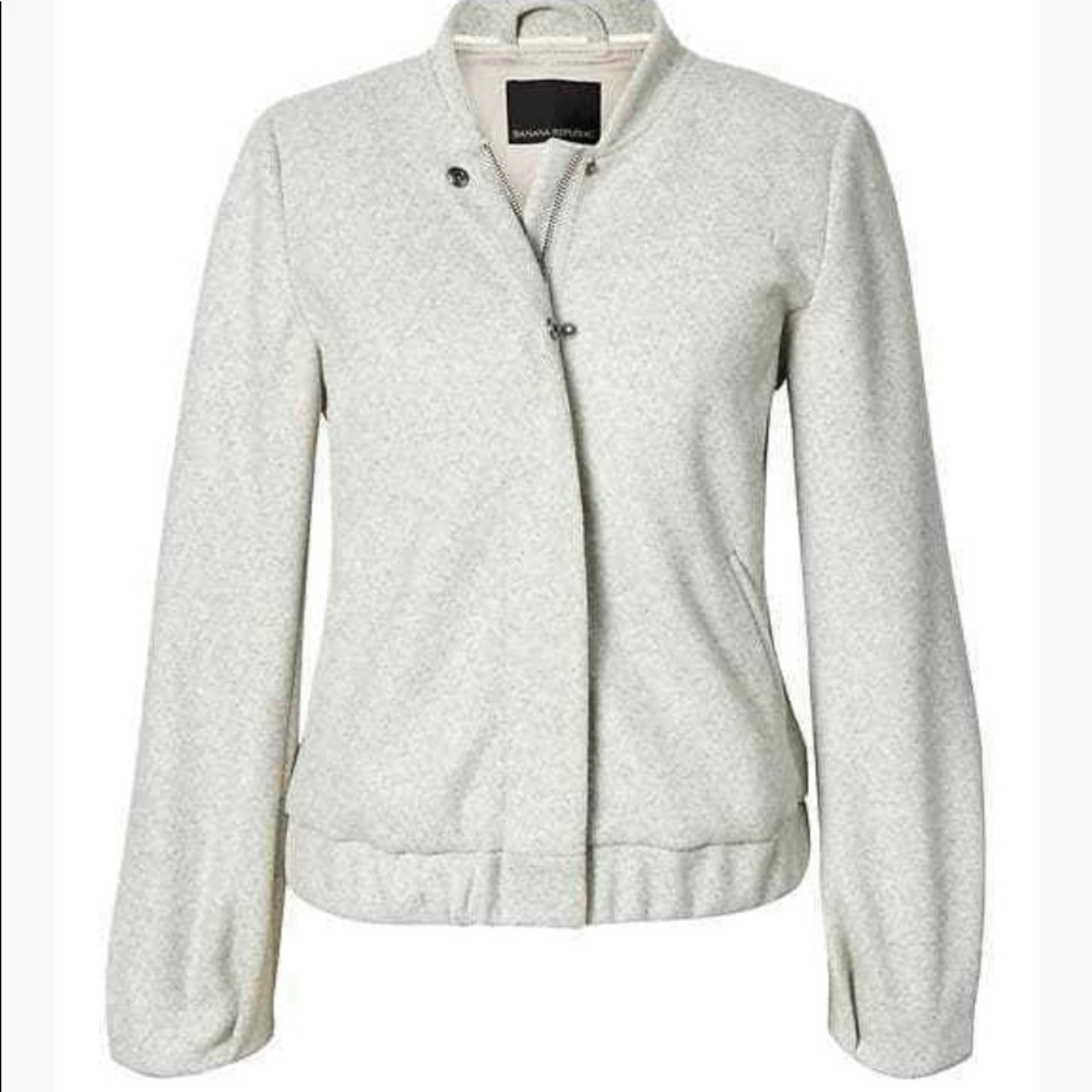 🖤 Brand new Banana Republic soft grey wool jacket